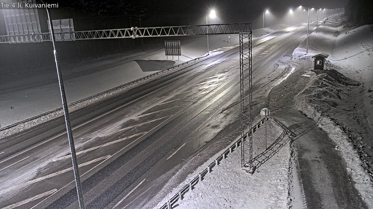 Weather Camera Image Väg 4 Ii, Kuivaniemi, Ii, Pohjois-Pohjanmaa