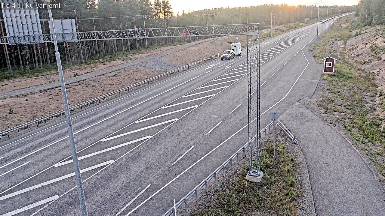 Weather Camera Image Väg 4 Ii, Kuivaniemi, Ii, Pohjois-Pohjanmaa