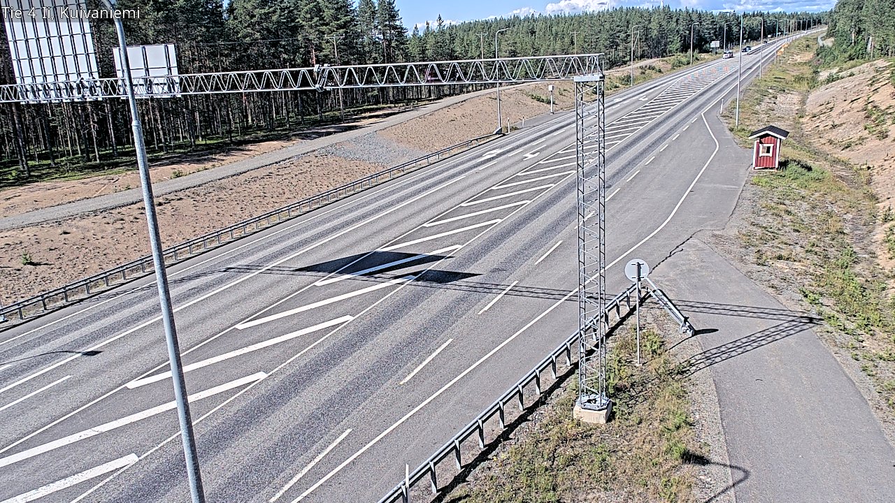 Weather Camera Image Väg 4 Ii, Kuivaniemi, Ii, Pohjois-Pohjanmaa