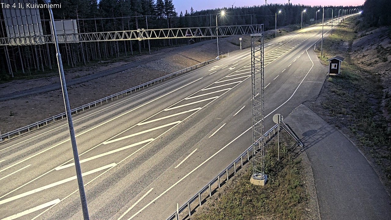 Weather Camera Image Väg 4 Ii, Kuivaniemi, Ii, Pohjois-Pohjanmaa