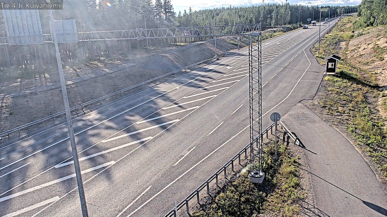 Weather Camera Image Väg 4 Ii, Kuivaniemi, Ii, Pohjois-Pohjanmaa