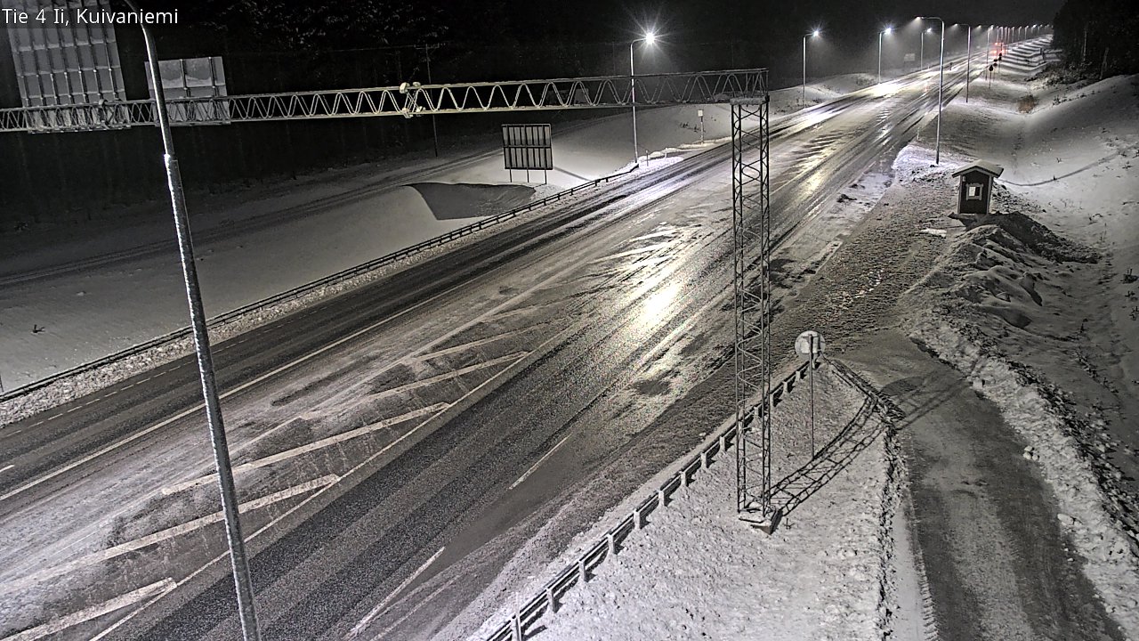 Weather Camera Image Väg 4 Ii, Kuivaniemi, Ii, Pohjois-Pohjanmaa