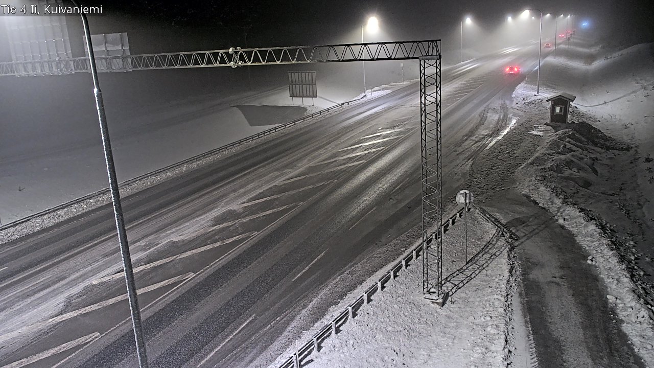 Weather Camera Image Väg 4 Ii, Kuivaniemi, Ii, Pohjois-Pohjanmaa