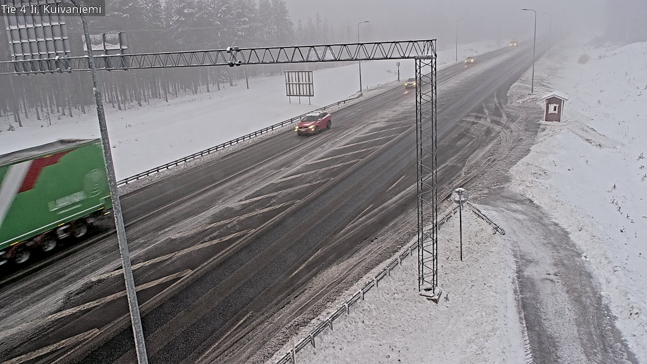 Weather Camera Image Väg 4 Ii, Kuivaniemi, Ii, Pohjois-Pohjanmaa