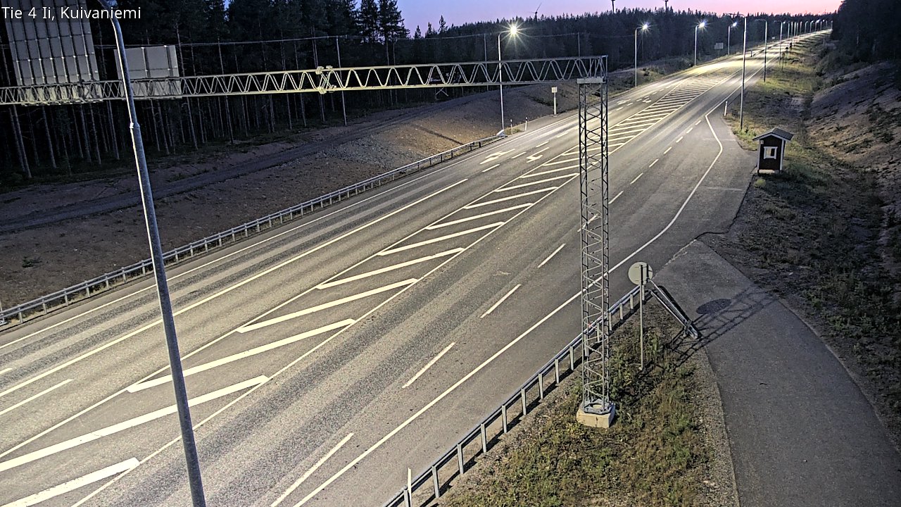 Weather Camera Image Väg 4 Ii, Kuivaniemi, Ii, Pohjois-Pohjanmaa
