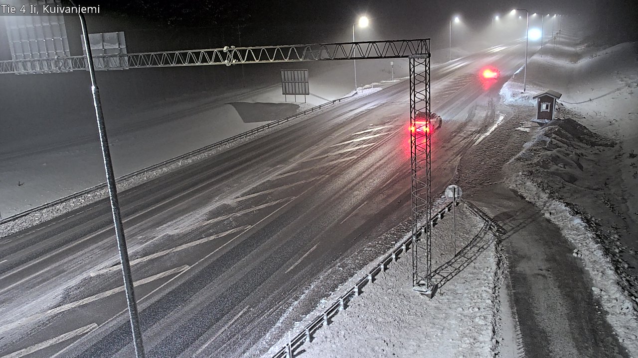 Weather Camera Image Väg 4 Ii, Kuivaniemi, Ii, Pohjois-Pohjanmaa