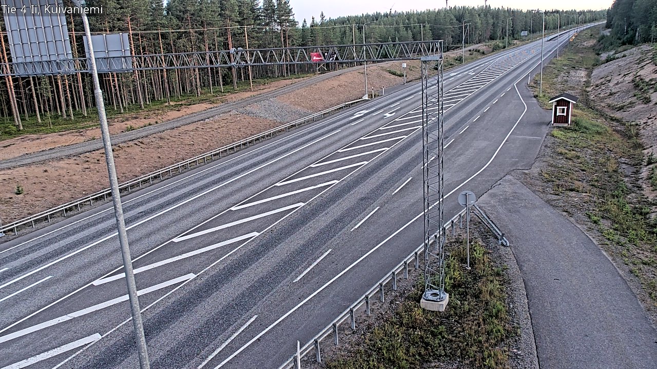 Weather Camera Image Väg 4 Ii, Kuivaniemi, Ii, Pohjois-Pohjanmaa