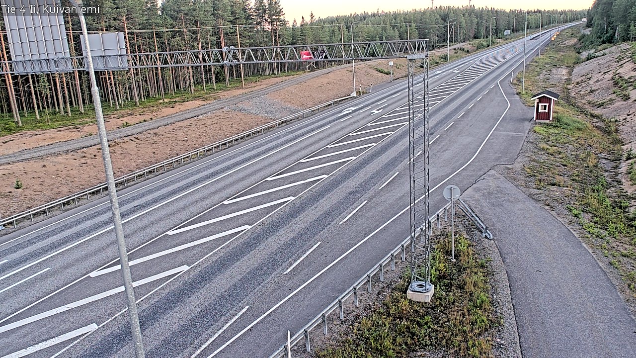 Weather Camera Image Väg 4 Ii, Kuivaniemi, Ii, Pohjois-Pohjanmaa