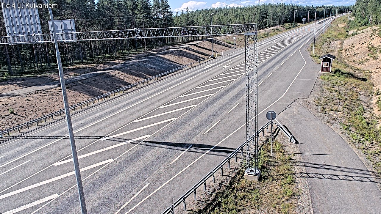 Weather Camera Image Väg 4 Ii, Kuivaniemi, Ii, Pohjois-Pohjanmaa