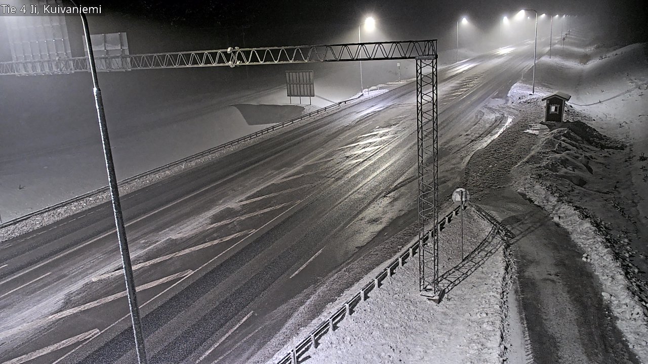 Weather Camera Image Väg 4 Ii, Kuivaniemi, Ii, Pohjois-Pohjanmaa