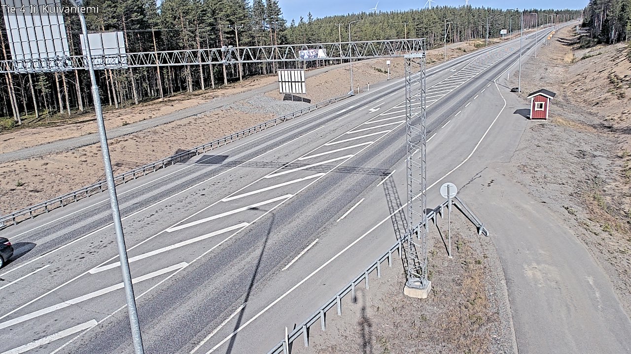 Kelikamerat Kuva Tie 4 Ii, Kuivaniemi, Ii, Pohjois-Pohjanmaa