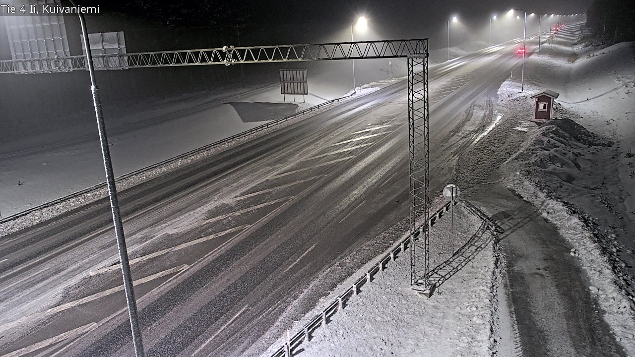 Weather Camera Image Väg 4 Ii, Kuivaniemi, Ii, Pohjois-Pohjanmaa