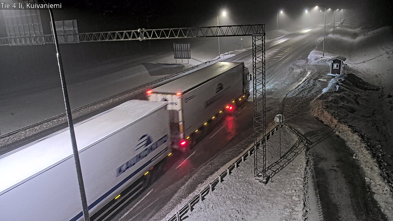 Weather Camera Image Väg 4 Ii, Kuivaniemi, Ii, Pohjois-Pohjanmaa