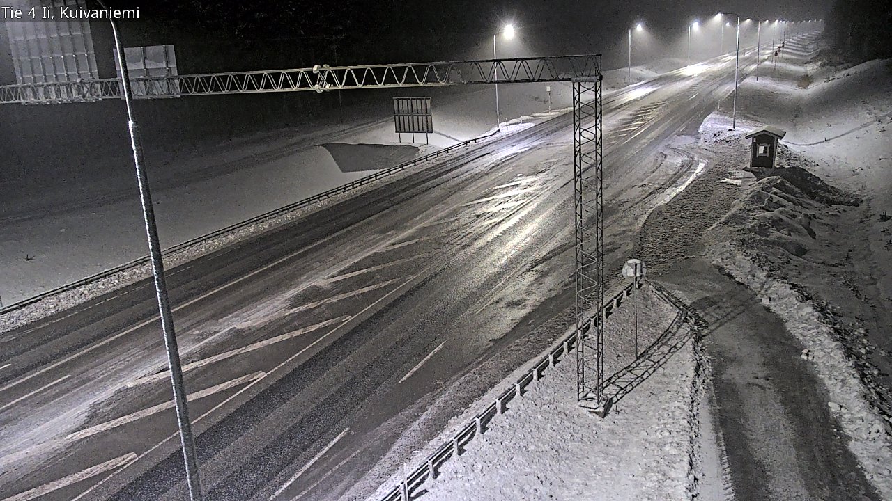 Weather Camera Image Väg 4 Ii, Kuivaniemi, Ii, Pohjois-Pohjanmaa