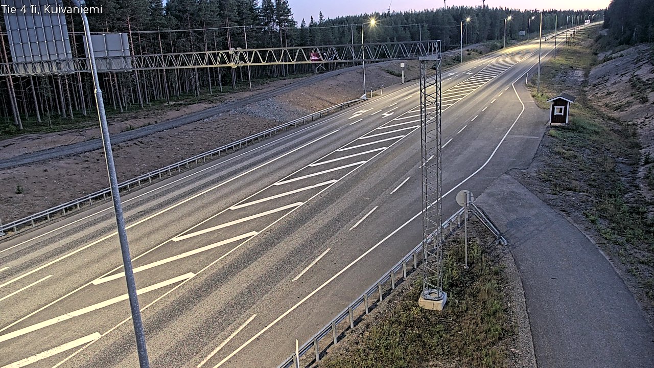 Weather Camera Image Väg 4 Ii, Kuivaniemi, Ii, Pohjois-Pohjanmaa