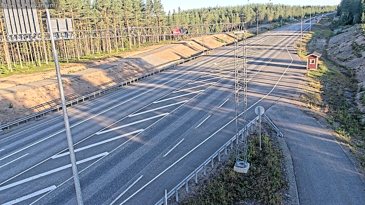 Weather Camera Image Väg 4 Ii, Kuivaniemi, Ii, Pohjois-Pohjanmaa