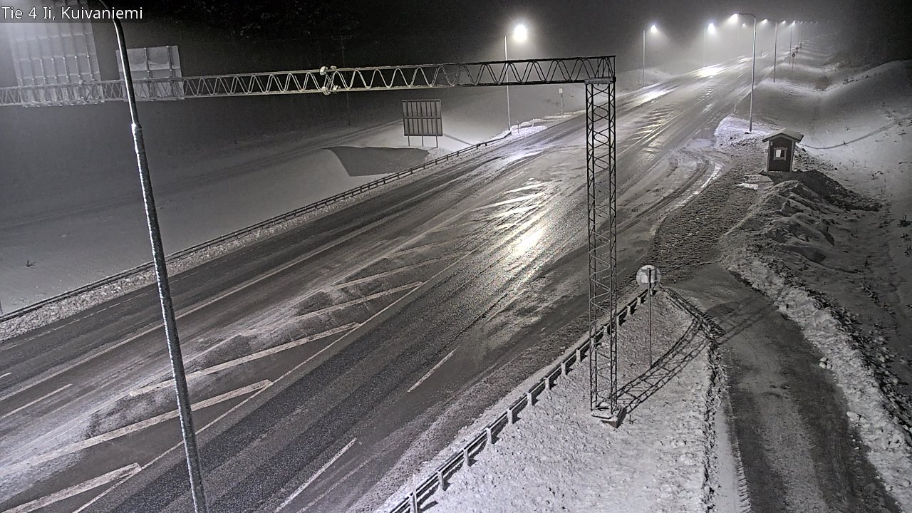 Weather Camera Image Väg 4 Ii, Kuivaniemi, Ii, Pohjois-Pohjanmaa