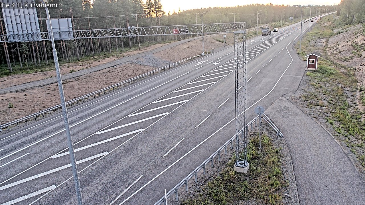Weather Camera Image Väg 4 Ii, Kuivaniemi, Ii, Pohjois-Pohjanmaa