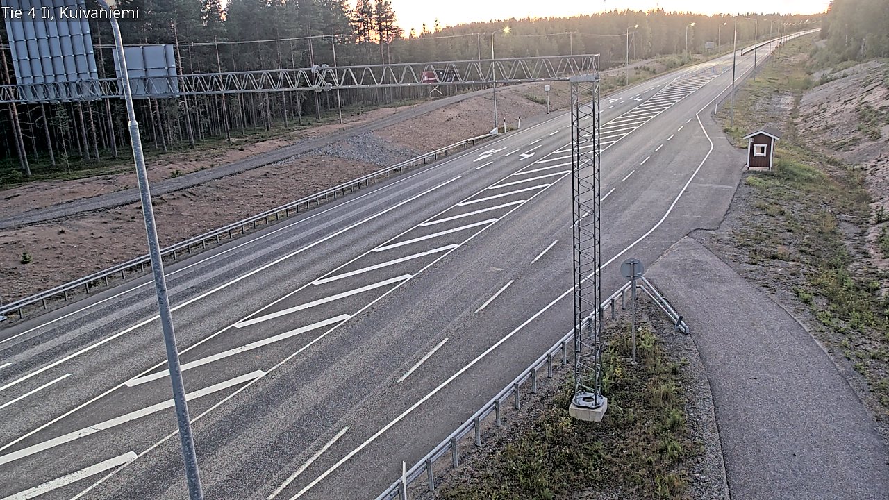 Weather Camera Image Väg 4 Ii, Kuivaniemi, Ii, Pohjois-Pohjanmaa