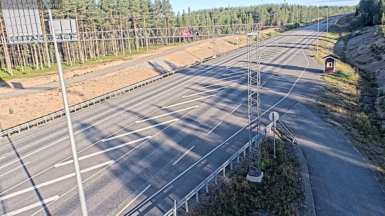 Weather Camera Image Väg 4 Ii, Kuivaniemi, Ii, Pohjois-Pohjanmaa