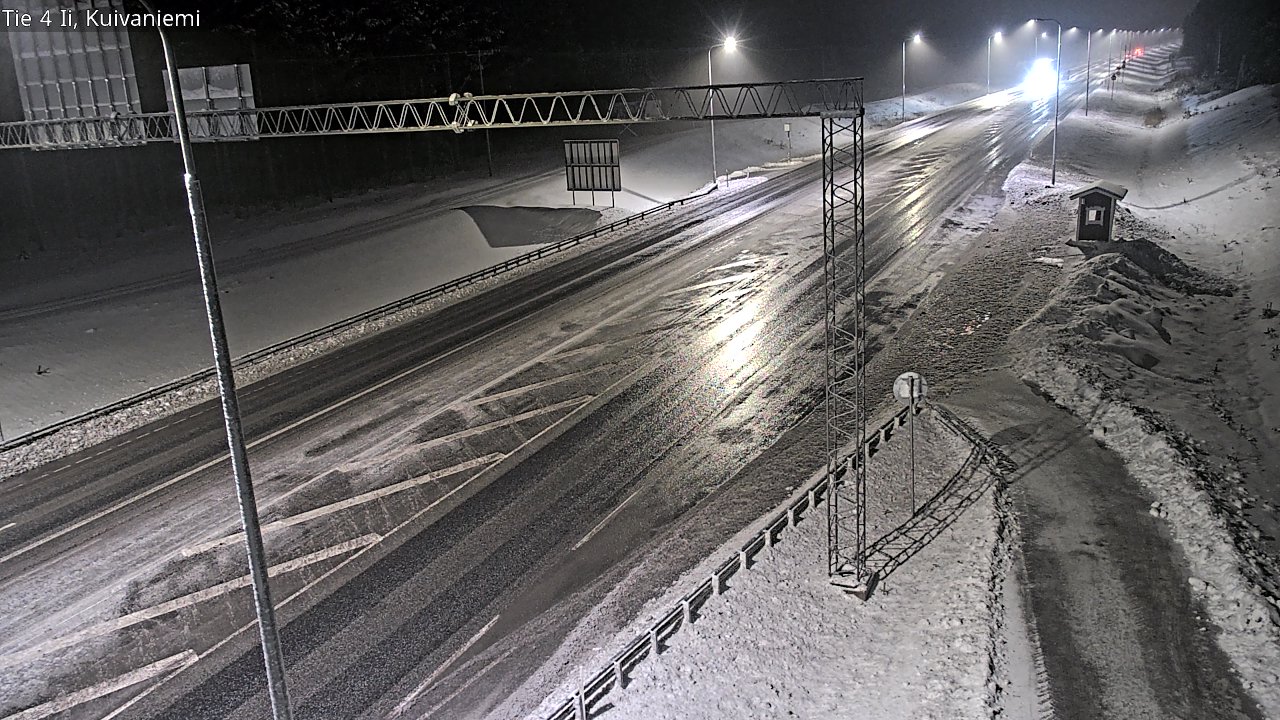 Weather Camera Image Väg 4 Ii, Kuivaniemi, Ii, Pohjois-Pohjanmaa