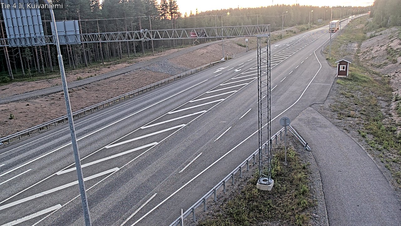 Weather Camera Image Väg 4 Ii, Kuivaniemi, Ii, Pohjois-Pohjanmaa