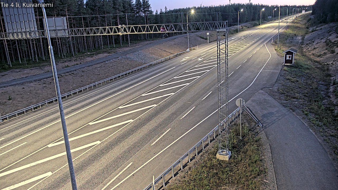 Weather Camera Image Väg 4 Ii, Kuivaniemi, Ii, Pohjois-Pohjanmaa