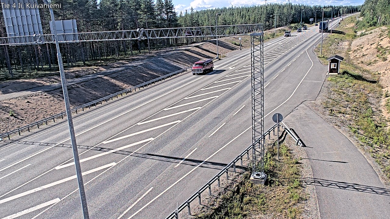 Weather Camera Image Väg 4 Ii, Kuivaniemi, Ii, Pohjois-Pohjanmaa
