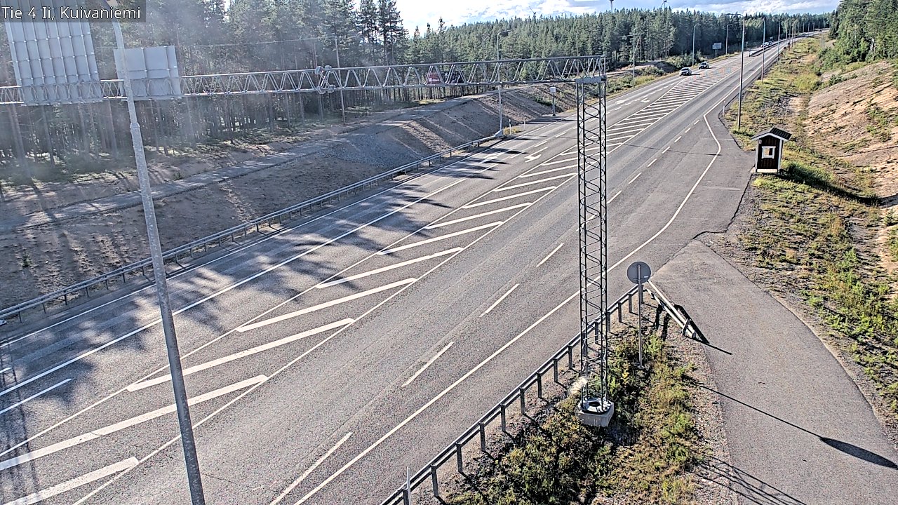 Weather Camera Image Väg 4 Ii, Kuivaniemi, Ii, Pohjois-Pohjanmaa