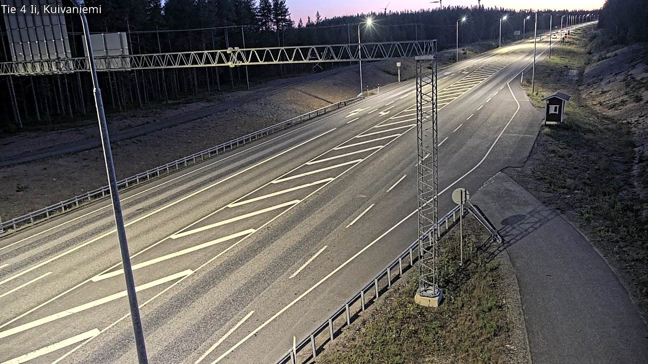 Weather Camera Image Väg 4 Ii, Kuivaniemi, Ii, Pohjois-Pohjanmaa
