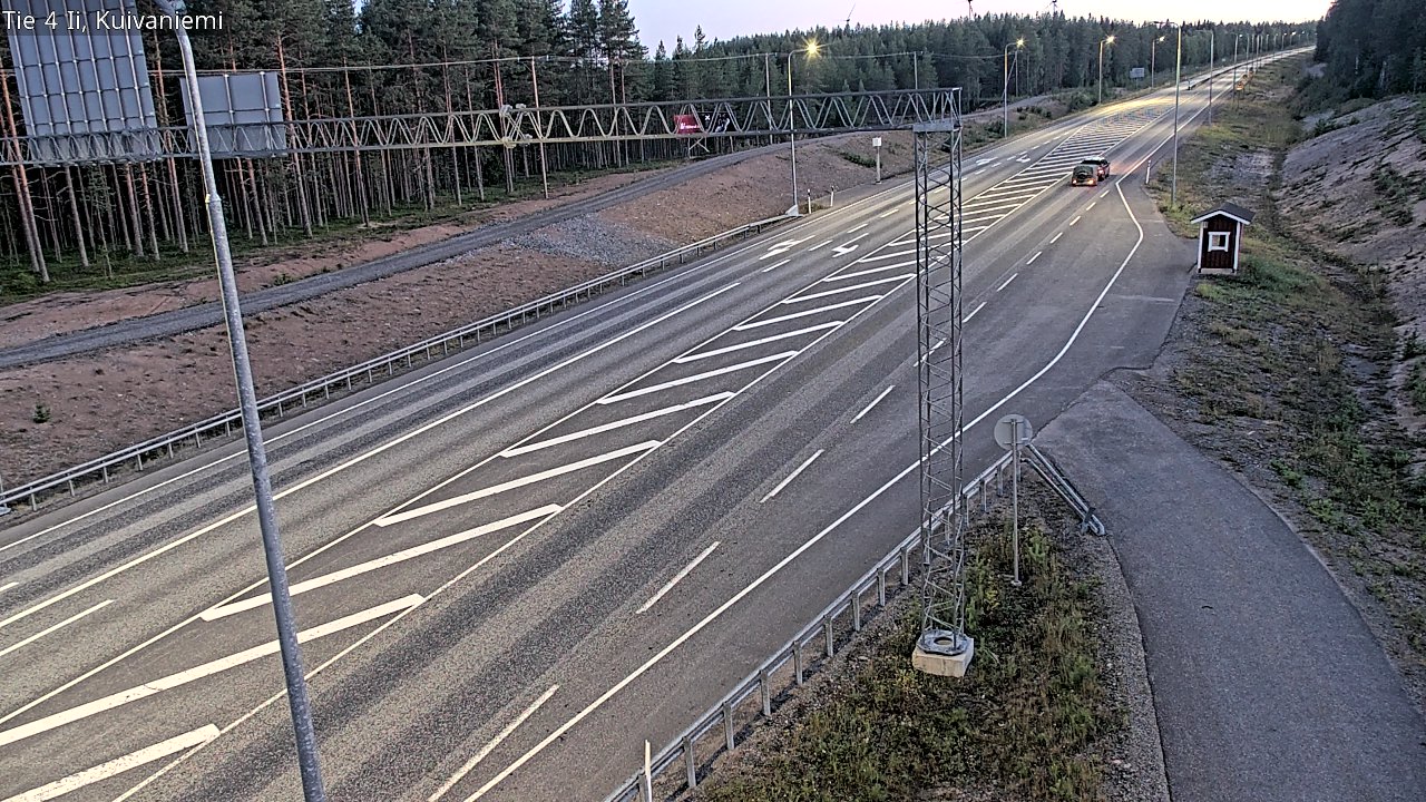 Weather Camera Image Väg 4 Ii, Kuivaniemi, Ii, Pohjois-Pohjanmaa