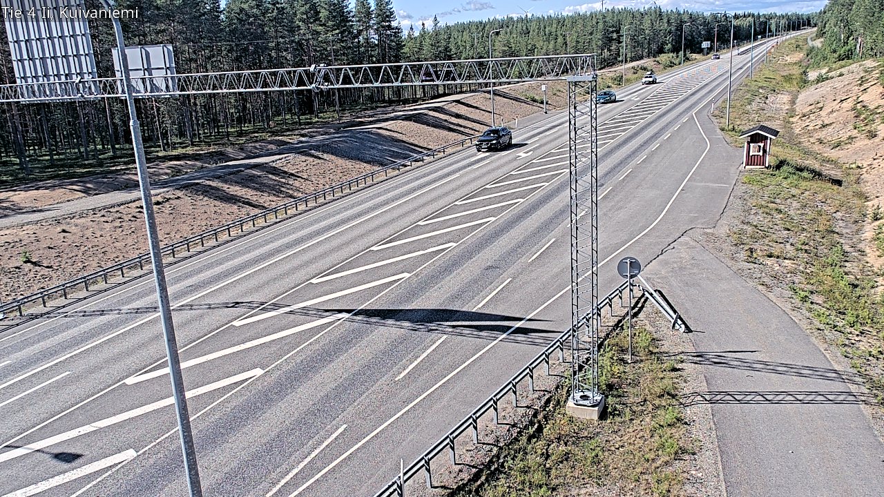 Weather Camera Image Väg 4 Ii, Kuivaniemi, Ii, Pohjois-Pohjanmaa
