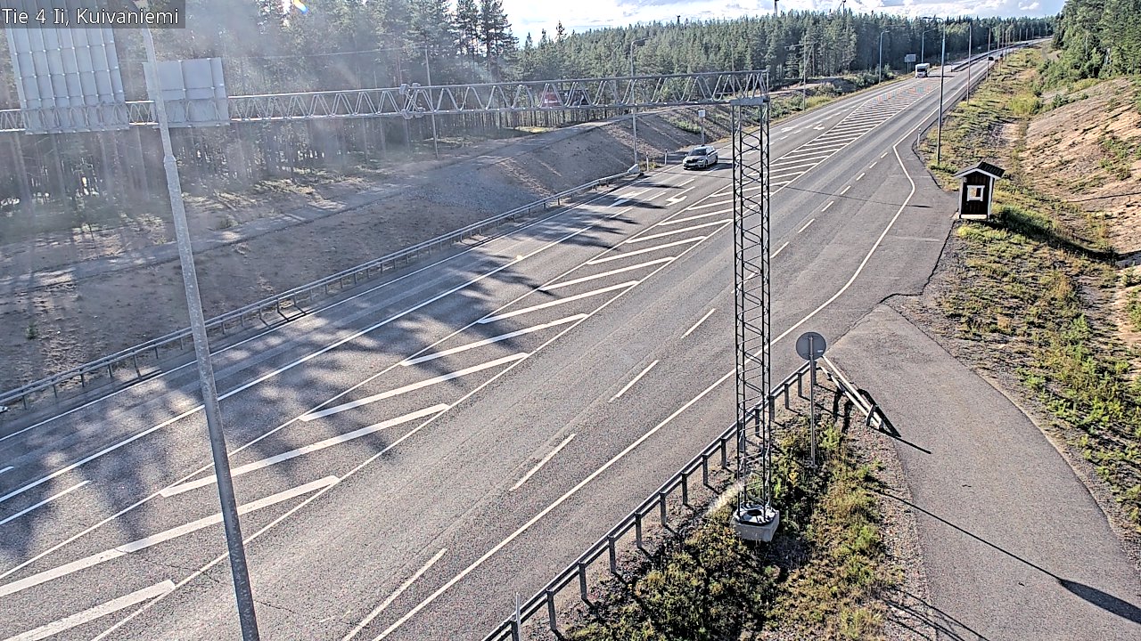 Weather Camera Image Väg 4 Ii, Kuivaniemi, Ii, Pohjois-Pohjanmaa
