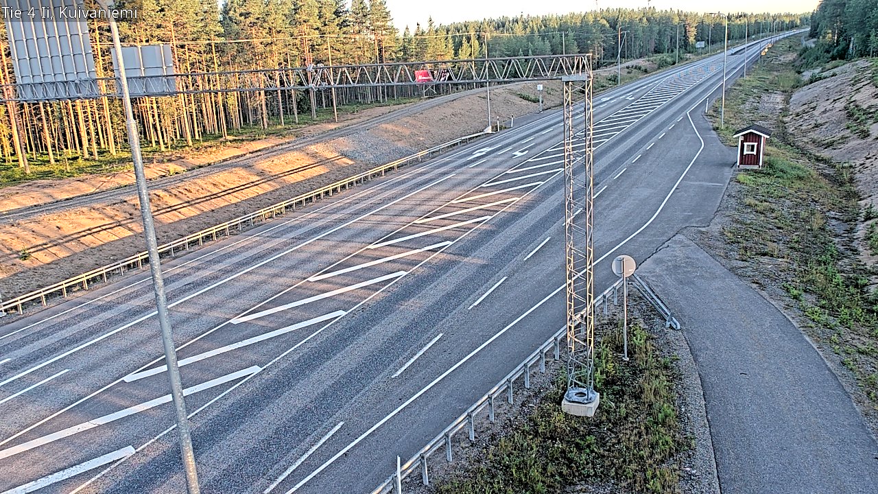 Weather Camera Image Väg 4 Ii, Kuivaniemi, Ii, Pohjois-Pohjanmaa