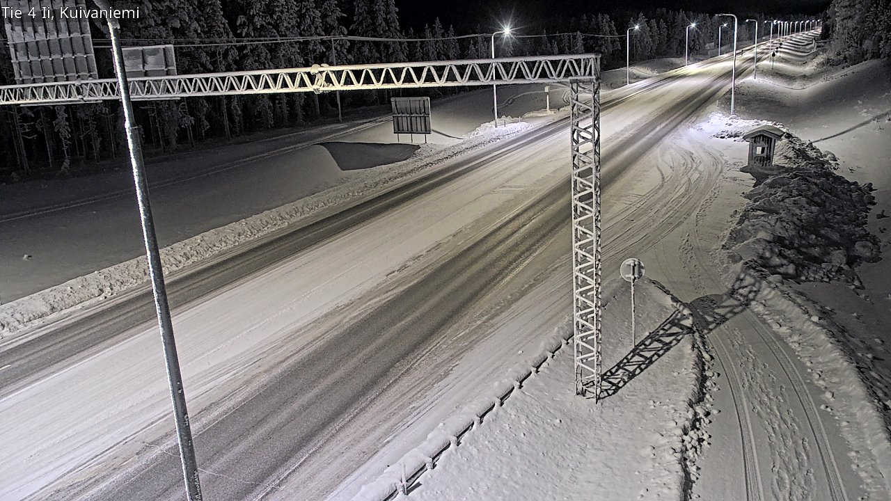 Weather Camera Image Väg 4 Ii, Kuivaniemi, Ii, Pohjois-Pohjanmaa