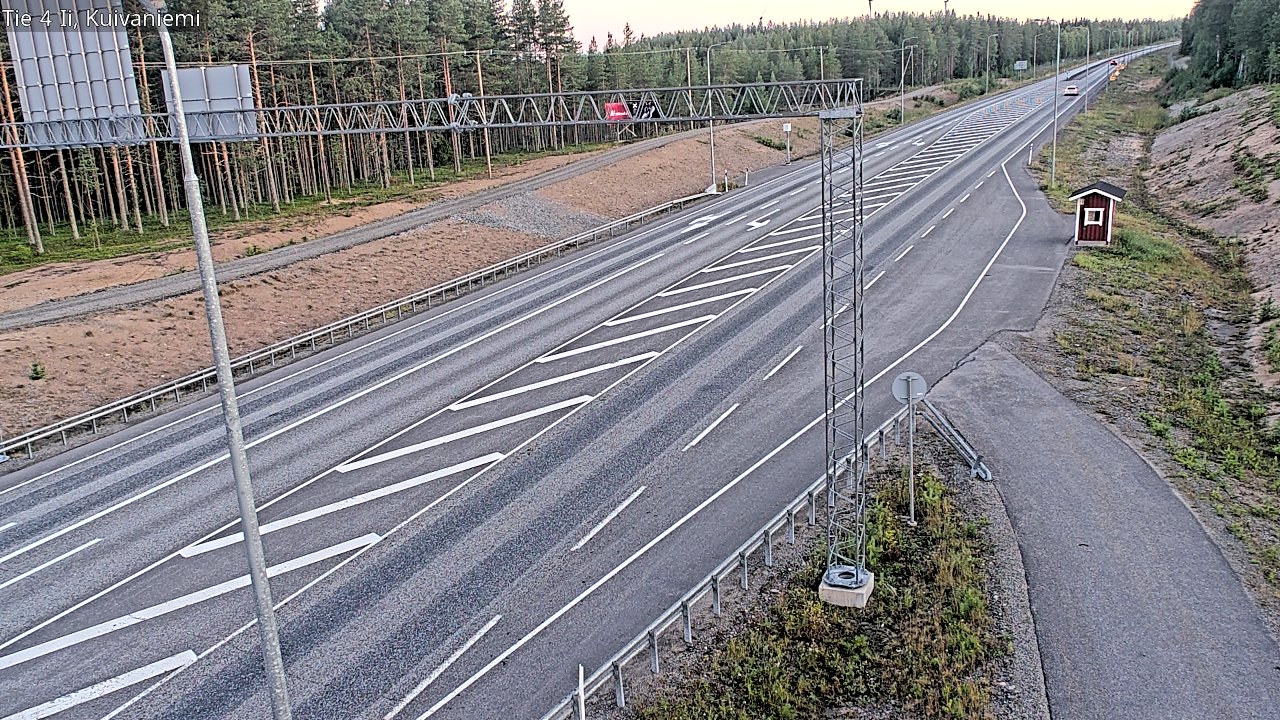 Weather Camera Image Väg 4 Ii, Kuivaniemi, Ii, Pohjois-Pohjanmaa
