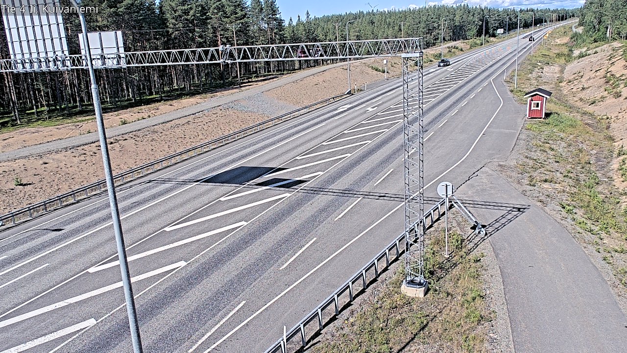 Weather Camera Image Väg 4 Ii, Kuivaniemi, Ii, Pohjois-Pohjanmaa