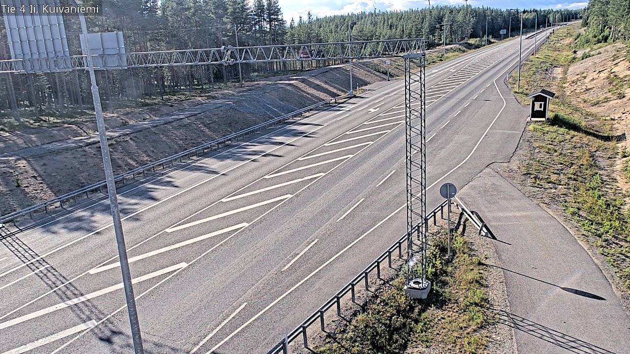 Weather Camera Image Väg 4 Ii, Kuivaniemi, Ii, Pohjois-Pohjanmaa