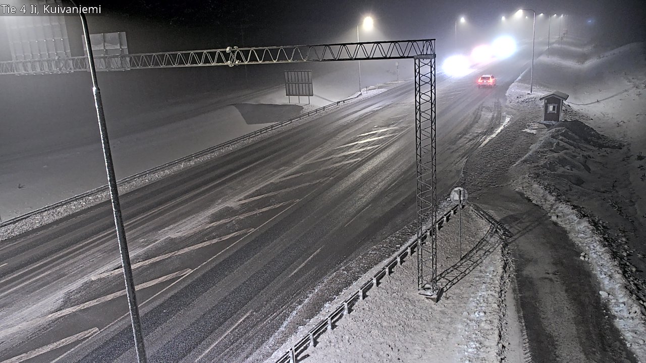 Weather Camera Image Väg 4 Ii, Kuivaniemi, Ii, Pohjois-Pohjanmaa