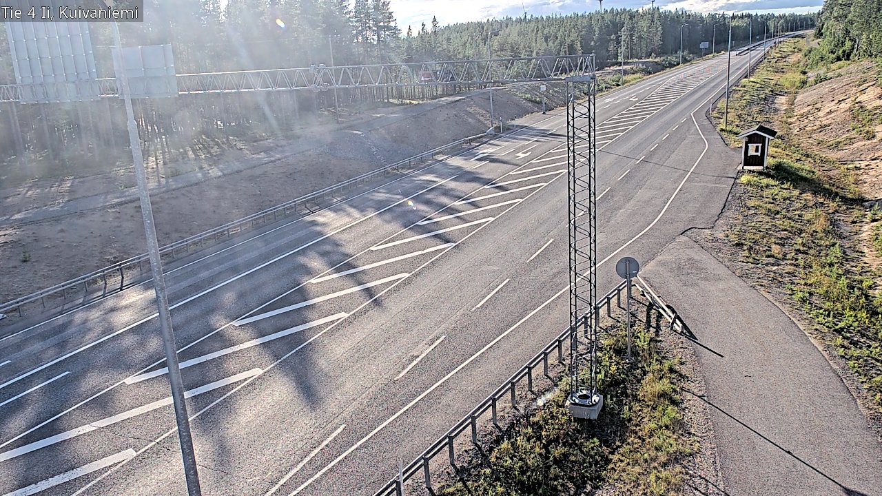 Weather Camera Image Väg 4 Ii, Kuivaniemi, Ii, Pohjois-Pohjanmaa