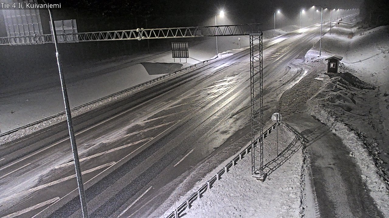 Weather Camera Image Väg 4 Ii, Kuivaniemi, Ii, Pohjois-Pohjanmaa