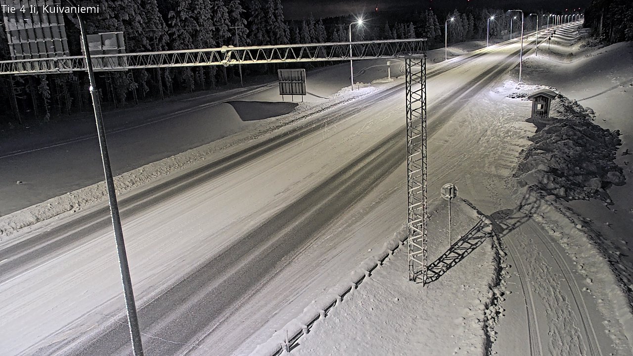 Weather Camera Image Väg 4 Ii, Kuivaniemi, Ii, Pohjois-Pohjanmaa