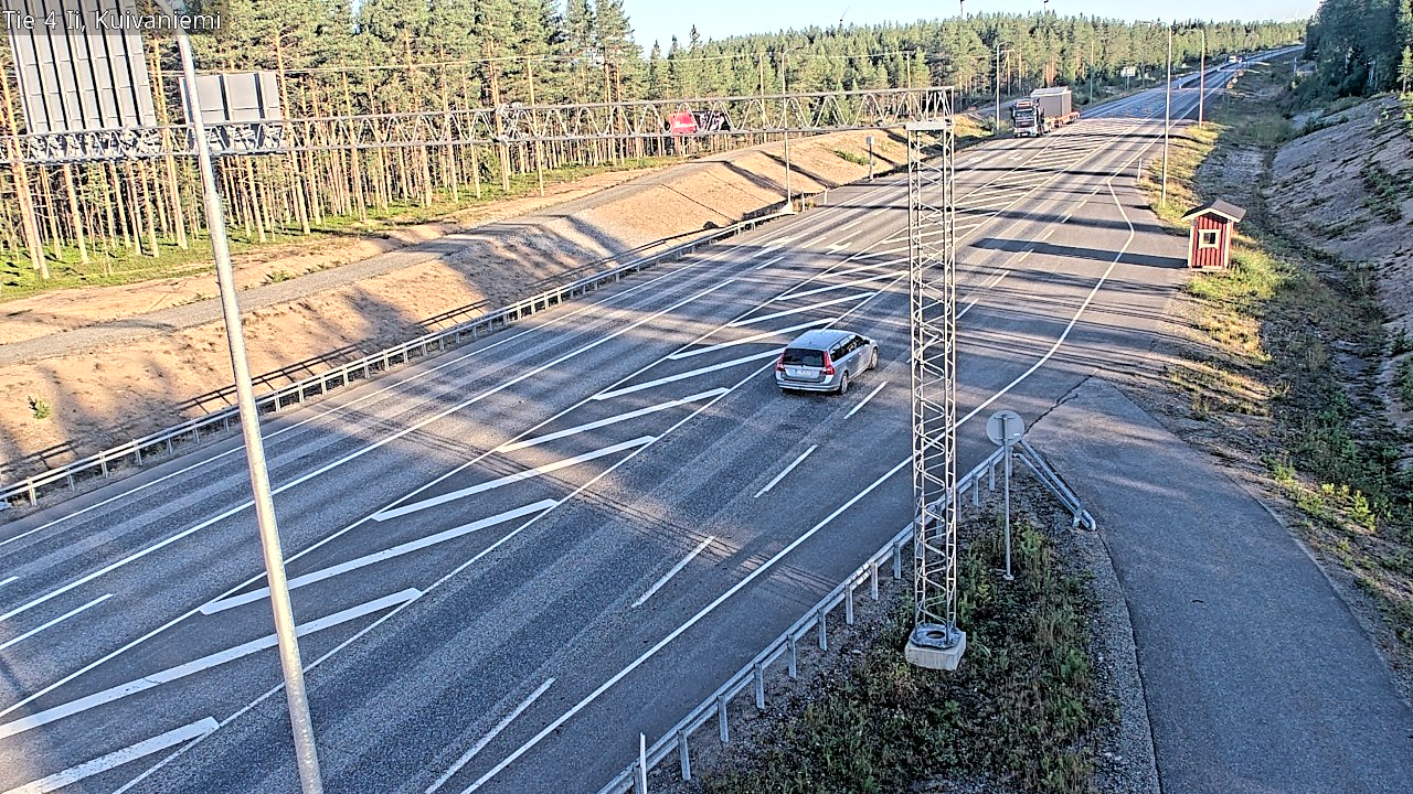 Weather Camera Image Väg 4 Ii, Kuivaniemi, Ii, Pohjois-Pohjanmaa