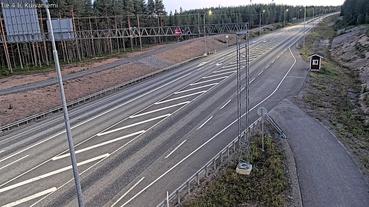 Weather Camera Image Väg 4 Ii, Kuivaniemi, Ii, Pohjois-Pohjanmaa