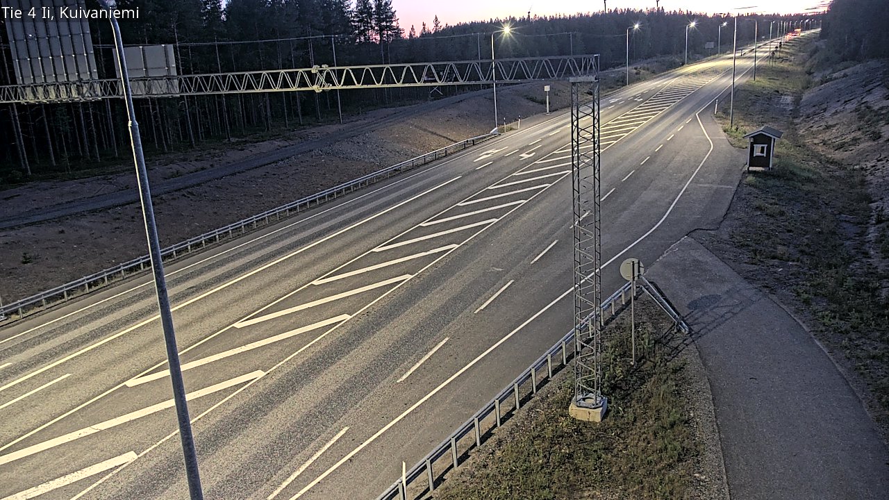 Weather Camera Image Väg 4 Ii, Kuivaniemi, Ii, Pohjois-Pohjanmaa
