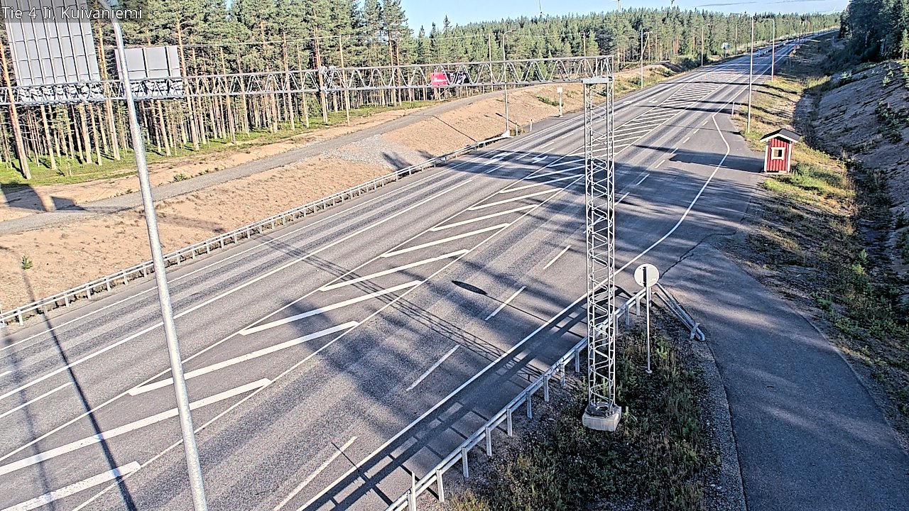 Weather Camera Image Väg 4 Ii, Kuivaniemi, Ii, Pohjois-Pohjanmaa