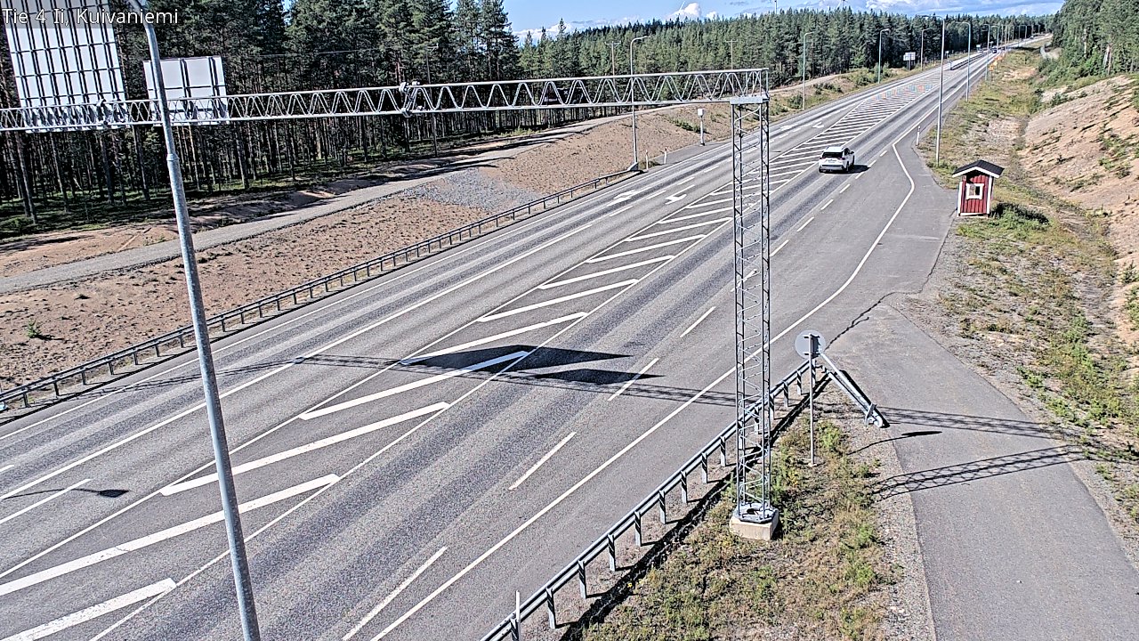 Weather Camera Image Väg 4 Ii, Kuivaniemi, Ii, Pohjois-Pohjanmaa