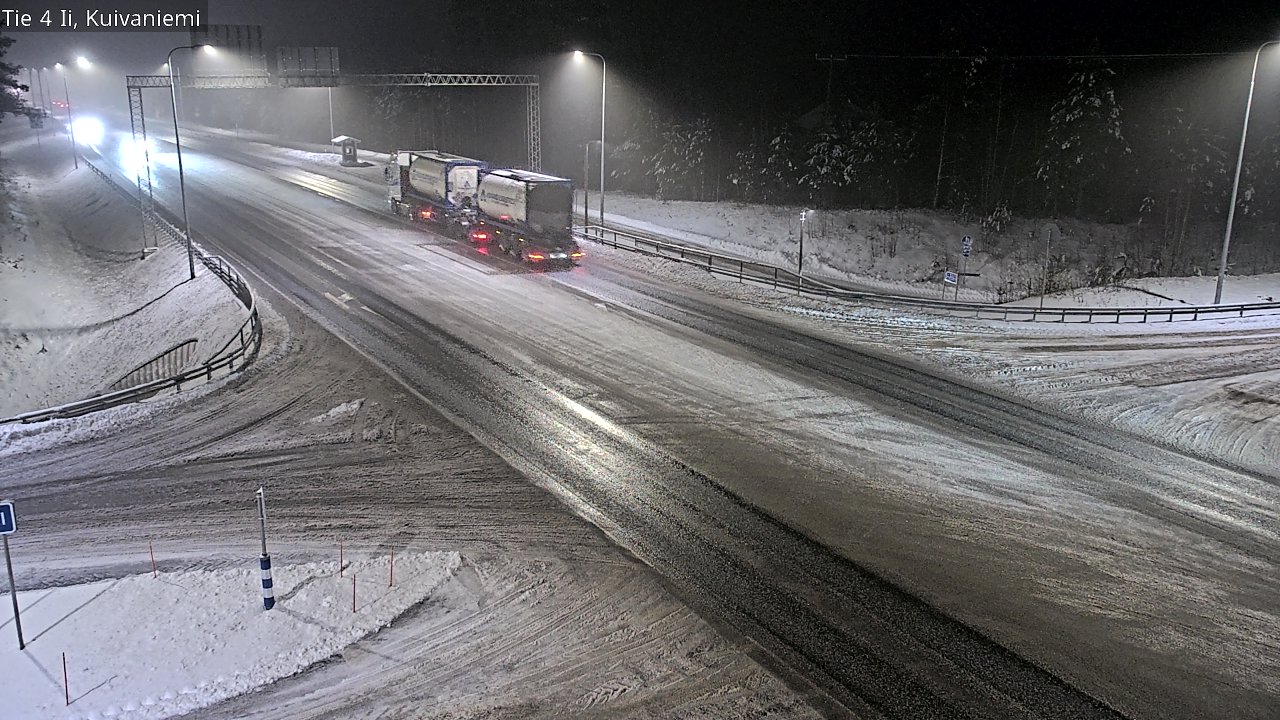 Weather Camera Image Väg 4 Ii, Kuivaniemi, Ii, Pohjois-Pohjanmaa