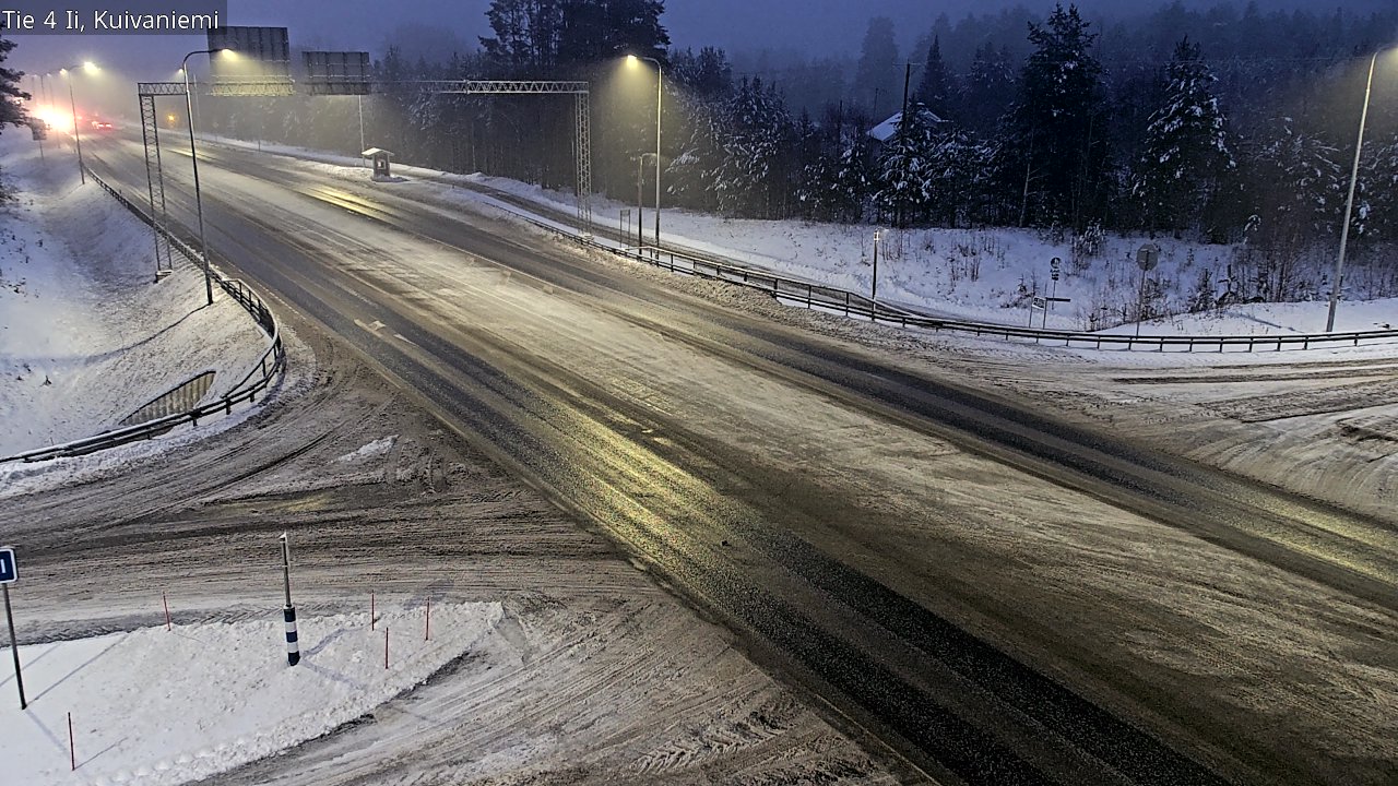 Weather Camera Image Väg 4 Ii, Kuivaniemi, Ii, Pohjois-Pohjanmaa