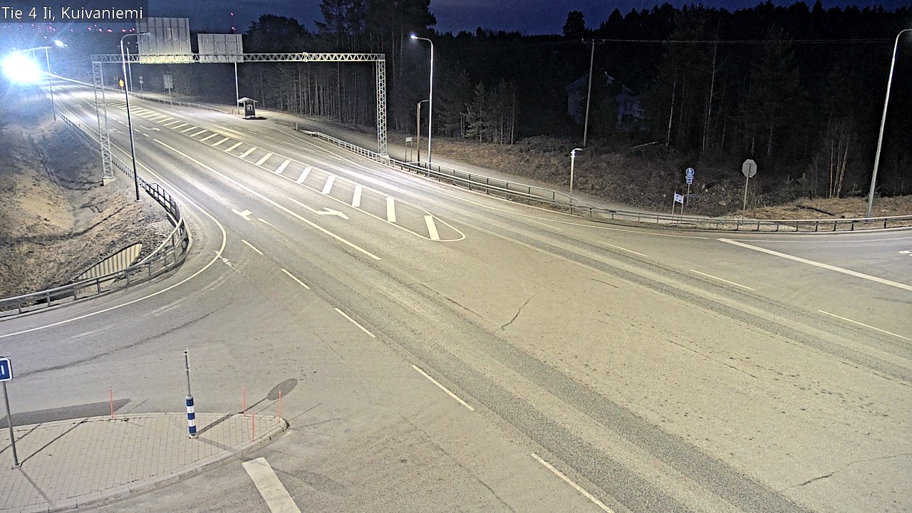 Weather Camera Image Väg 4 Ii, Kuivaniemi, Ii, Pohjois-Pohjanmaa
